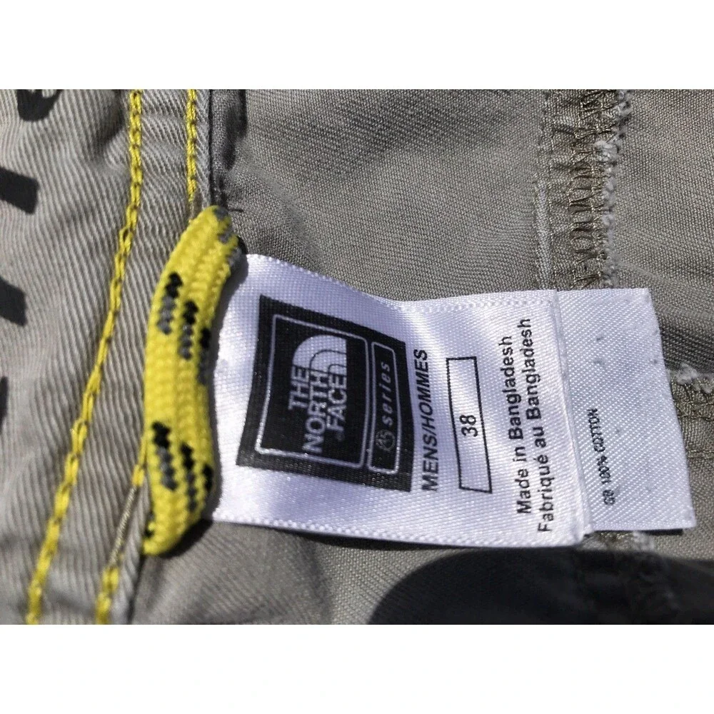 The North Face A5 Series Pants Mens 38 Gray Belted Articulated Knees Canvas